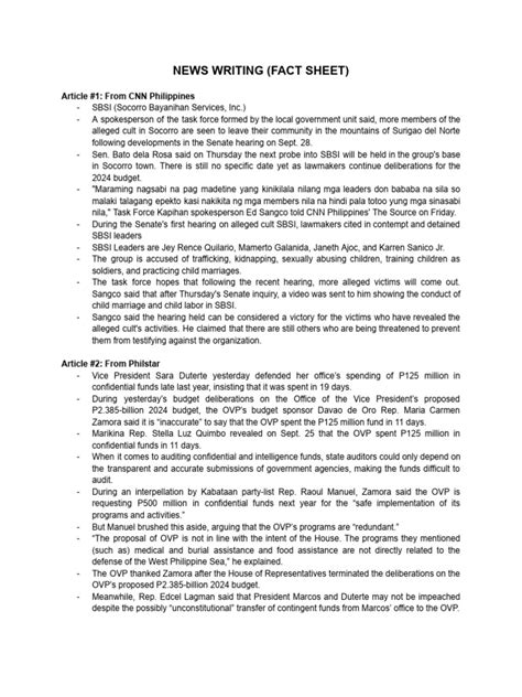 fact sheet for news writing elementary|News Report Writing Lesson 1: Finding Facts .